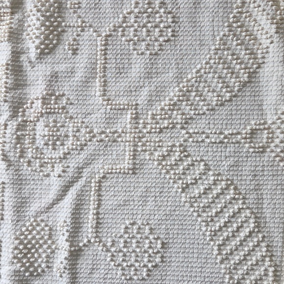 Vintage Bates George Washinton's Choice Chenille Bedspread Flaws - Picture 10 of 17